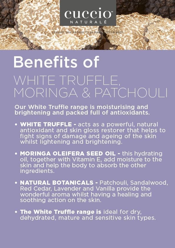 Cuccio White Truffle Luxury Antioxidant & Moisturisation Kit
